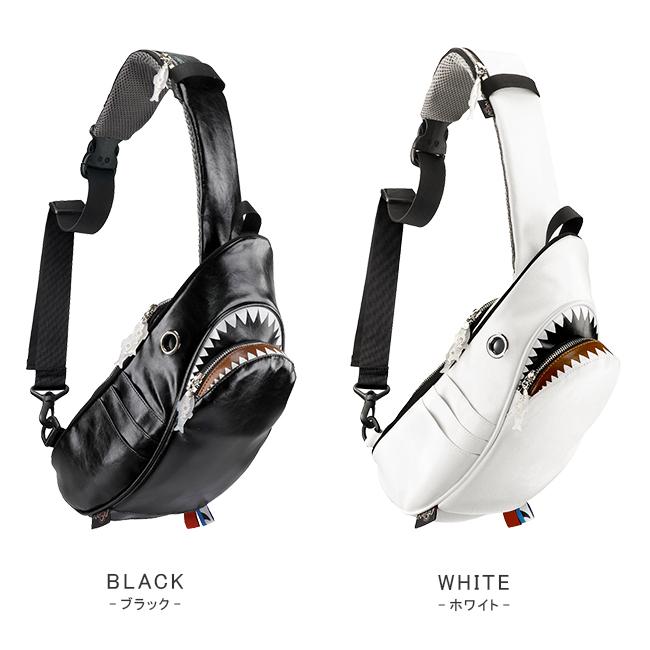 最大51% 9/5限定 モーンクリエイションズ シャーク ボディバッグ ワンショルダー サメバッグ 5L MORN CREATIONS SK-529 | ブランド登録なし | 04