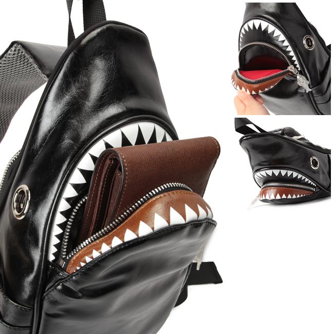 最大51% 9/5限定 モーンクリエイションズ シャーク ボディバッグ ワンショルダー サメバッグ 5L MORN CREATIONS SK-529 | ブランド登録なし | 08