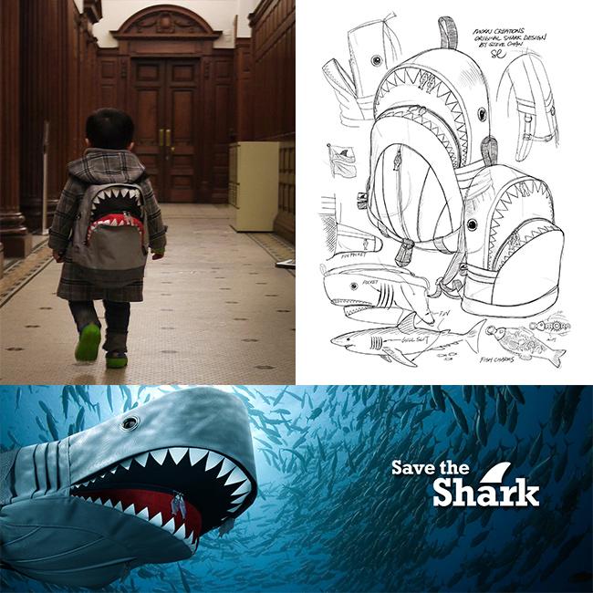 モーンクリエイションズ 遠足 リュック 小学校 サメリュック シャーク 20L MORN CREATIONS SK-101 | ブランド登録なし | 18