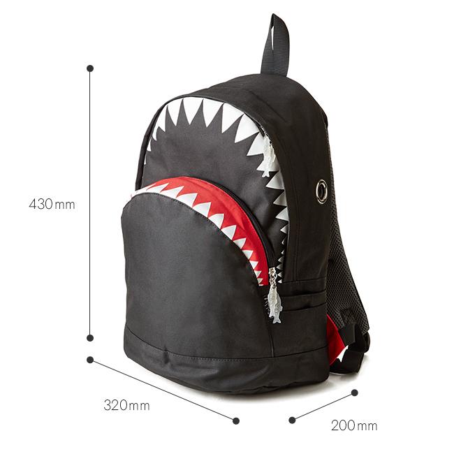 最大50% 9/3限定 モーンクリエイションズ 遠足 リュック 小学校 サメリュック シャーク 20L MORN CREATIONS SK-101 | ブランド登録なし | 06