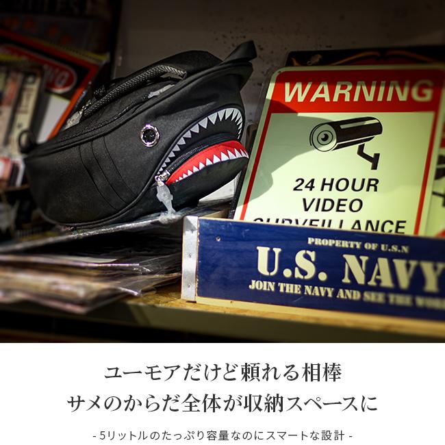 最大50% 9/3限定 モーンクリエイションズ シャーク スリングバッグ サメバッグ ワンショルダー 5L MORN CREATIONS SK-129 | ブランド登録なし | 04