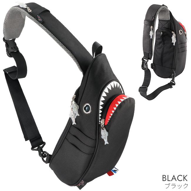 最大50% 9/3限定 モーンクリエイションズ シャーク スリングバッグ サメバッグ ワンショルダー 5L MORN CREATIONS SK-129 | ブランド登録なし | 05