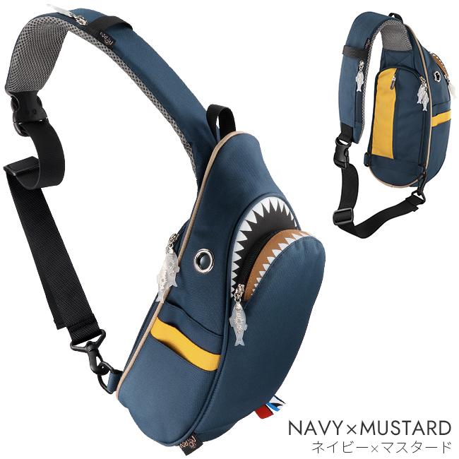 最大50% 9/3限定 モーンクリエイションズ シャーク スリングバッグ サメバッグ ワンショルダー 5L MORN CREATIONS SK-129 | ブランド登録なし | 07