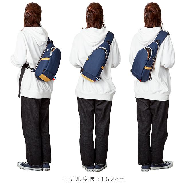 最大50% 9/3限定 モーンクリエイションズ シャーク スリングバッグ サメバッグ ワンショルダー 5L MORN CREATIONS SK-129 | ブランド登録なし | 11