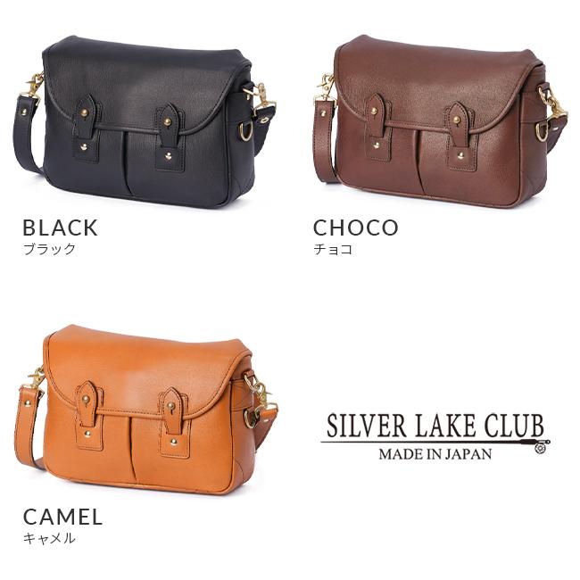 未使用品✨シルバーレイククラブ　ショルダーバッグ　オールレザー　金金具　ヌメ革 未使用品✨シルバーレイククラブ ショルダーバッグ オールレザー