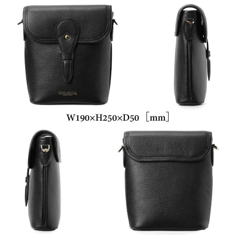 最大50% 1/15限定 シルバーレイククラブ ミニショルダーバッグ メンズ レディース ブランド レザー 本革 軽量 日本製 縦型 小さめ B6 SILVER LAKE CLUB 429102 | ブランド登録なし | 07