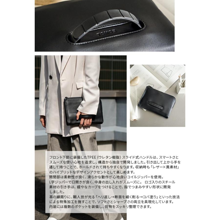 TOMOE 最大42% 4/19限定 トモエ バッグ クラッチバッグ メンズ