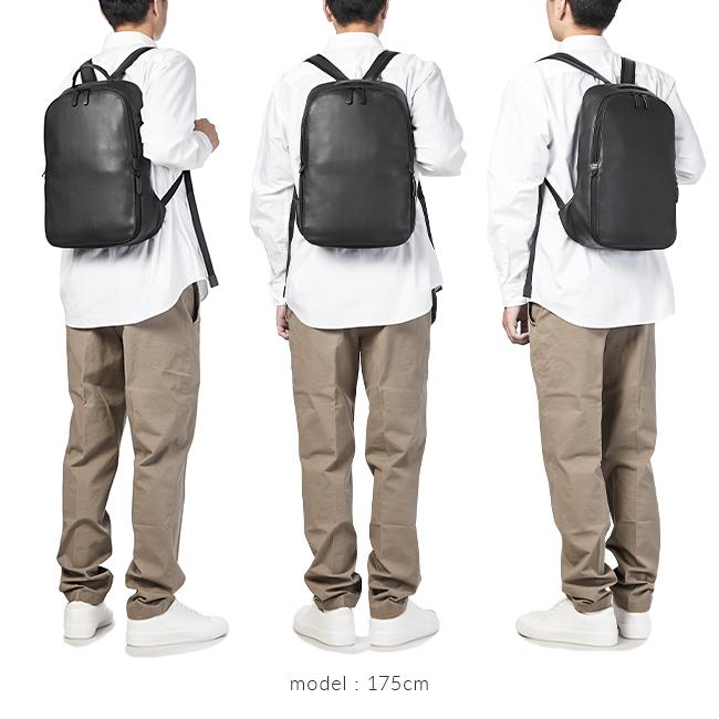 トモエ バッグ リュック ビジネスリュック メンズ レディース 通勤 通学 日本製 拡張 本革 レザー ビジネスリュック スリム TOMOE | TOMOE | 06