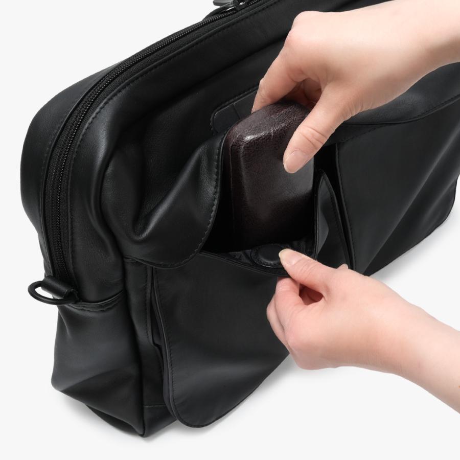 最大42% 9/15限定 1年保証 トモエ スリム ヘルメットバッグ 2WAY 手提げ ショルダー  B4 本革 TOMOE SLIM HBS | TOMOE | 12
