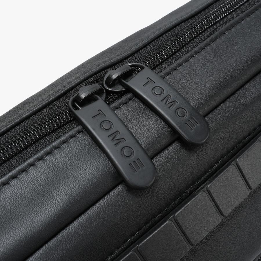 最大42% 9/15限定 1年保証 トモエ スリム ヘルメットバッグ 2WAY 手提げ ショルダー  B4 本革 TOMOE SLIM HBS | TOMOE | 19