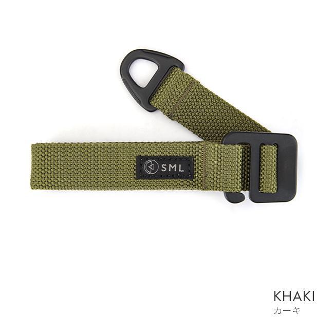 最大42% 2/11限定 メール便選択で送料無料 SML ベルト メンズ  穴なし 無段階カジュアル ブランド バックル エスエムエル トリマー TRIMMERS 33501 | SML | 05