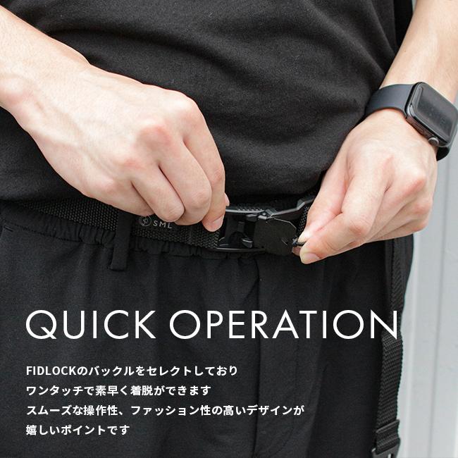 最大44% 8/2まで メール便選択で送料無料 SML ベルト メンズ 穴なし 無段階 カジュアル ブランド バックル エスエムエル フィドロック FIDLOCK 33503 | SML | 03
