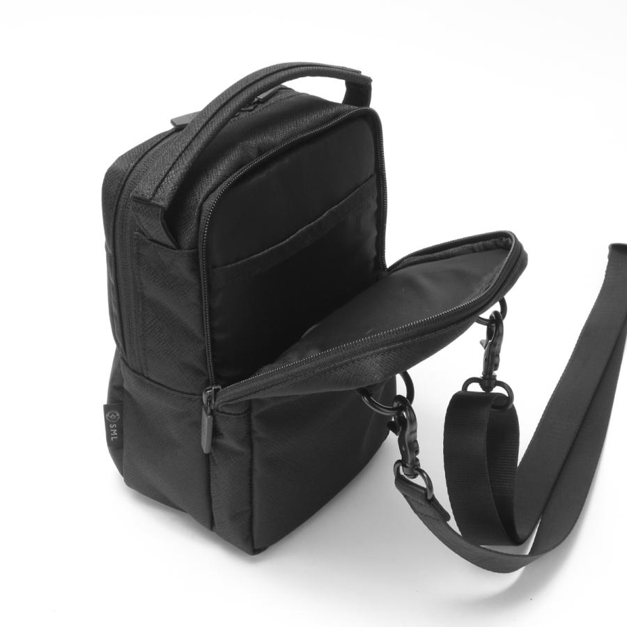 最大51% 1/11限定 SML エスエムエル ショルダーバッグ メンズ ブランド 軽量 防水 撥水 縦型 小さめ 斜めがけ ミニ コンパクト ポーチ LAMINE K905005 | SML | 11