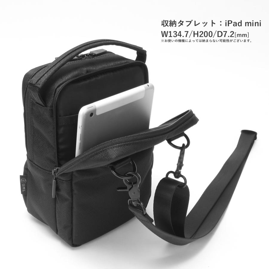 最大50% 10/2限定 SML エスエムエル ショルダーバッグ メンズ ブランド 軽量 防水 撥水 縦型 小さめ 斜めがけ ミニ コンパクト ポーチ LAMINE K905005 | SML | 12