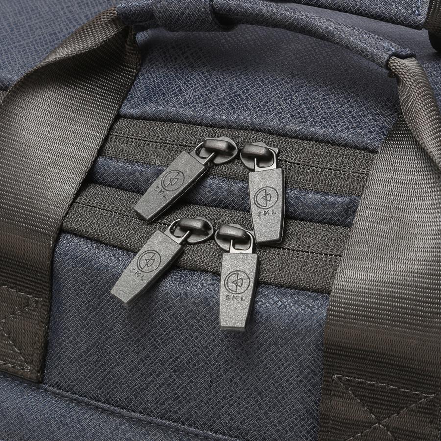 最大50% 1/5限定 SML エスエムエル ビジネスバッグ メンズ ブランド 50代 40代 大容量 防水 撥水 ビジネスリュック 3WAYブリーフケース B4 ラミン K905009 | SML | 11