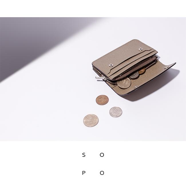 最大51% 4/26限定 SOPO ソポ 財布 二つ折り財布 ミニ財布 ミニウォレット メンズ レディース ブランド コンパクト レザー 本革 小さい 小さめ 日本製 SO58 | SOPO（ファッション） | 04
