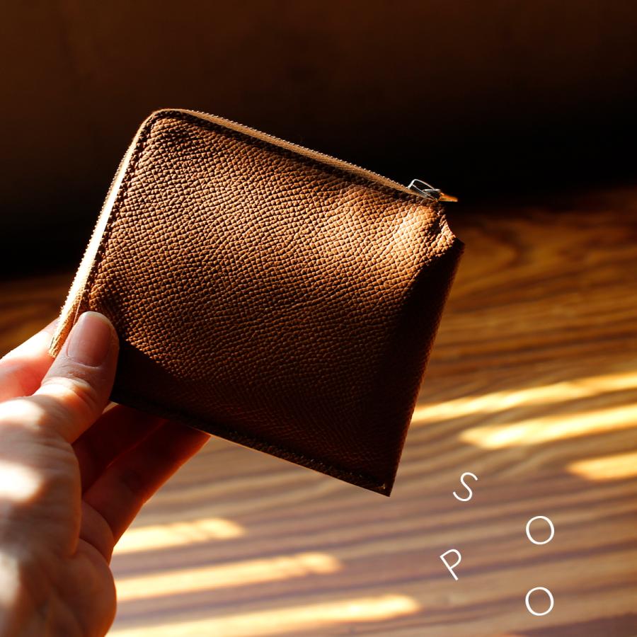 ソポ ワープロラックス 財布 L字ラウンド 本革 カーフレザー 日本製 SOPO SO70 | SOPO（ファッション） | 03