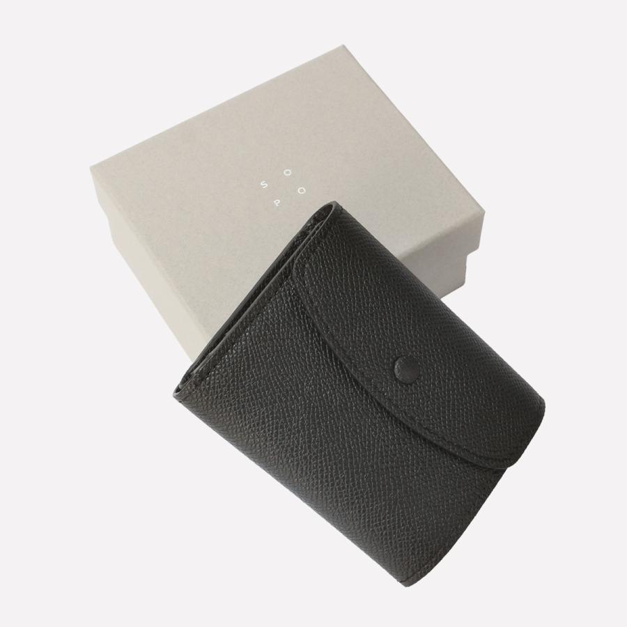 ソポ ワープロラックス 三つ折り財布 BOX 小銭入れ 本革 カーフレザー 日本製 SOPO SO71 | SOPO（ファッション） | 14