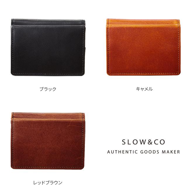 てと　SLOW&CO レザー 三つ折り財布 SLOW(ファッション) 最大51% 8/24限定 SLOW スロウ 財布 三