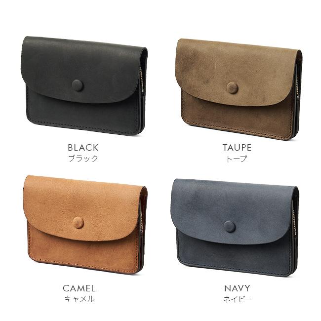 値段によっては値下げ可[美品]SLOW&CO 黒 レザー ミニ財布 SLOW(ファッション) 正規品 SLOW スロウ 財布 二つ折り ミニ財布