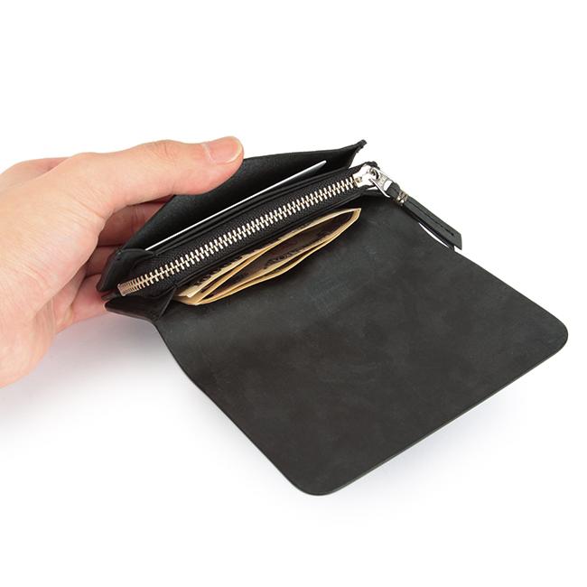 SLOW スロウ 財布 コードバン 二つ折り財布 ミニ財布 ミニウォレット 薄型 薄マチ 薄い財布 スリム レザー 本革 so775j | SLOW(ファッション) | 10