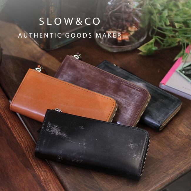 最大50% 1/25限定 SLOW スロウ 財布 長財布 メンズ レディース ブランド 本革 薄型 薄い財布 L字ファスナー スリム ブライドルレザー so791j | SLOW(ファッション) | 05