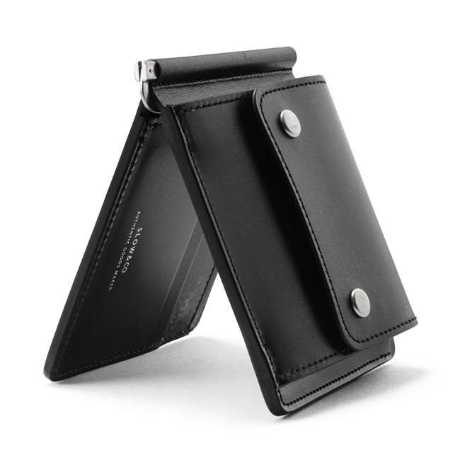 最大51% 12/28限定 SLOW スロウ 財布 二つ折り財布 薄い財布 薄型 小銭入れ付き 本革 レザー ブライドルレザー マネークリップ メンズ bridle so794j | SLOW(ファッション) | 18