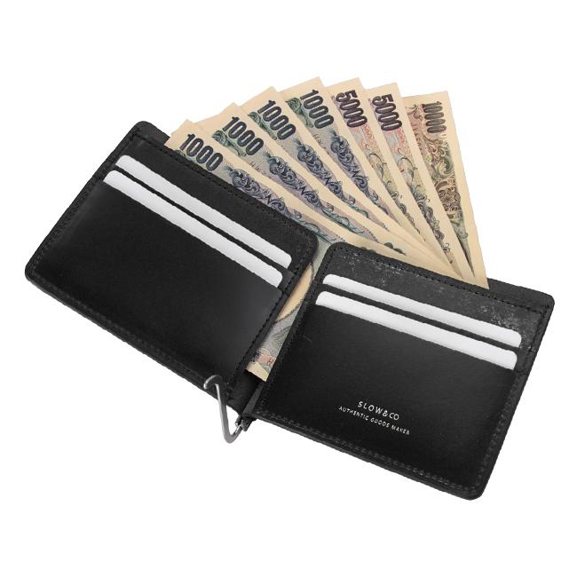 最大50% 8/7限定 SLOW スロウ 財布 二つ折り財布 薄い財布 薄型 レザー 本革 日本製 小銭入れ マネークリップ ブランド ブライドル bridle money clip SO794J | SLOW(ファッション) | 09