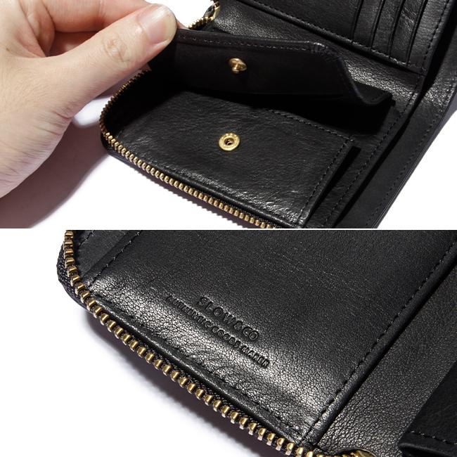 最大51% 2/17まで SLOW スロウ 財布 二つ折り財布 本革 レザー L字ファスナー ボーノ ミドルウォレット メンズ レディース ブランド bono so857l 在庫限り | SLOW(ファッション) | 13