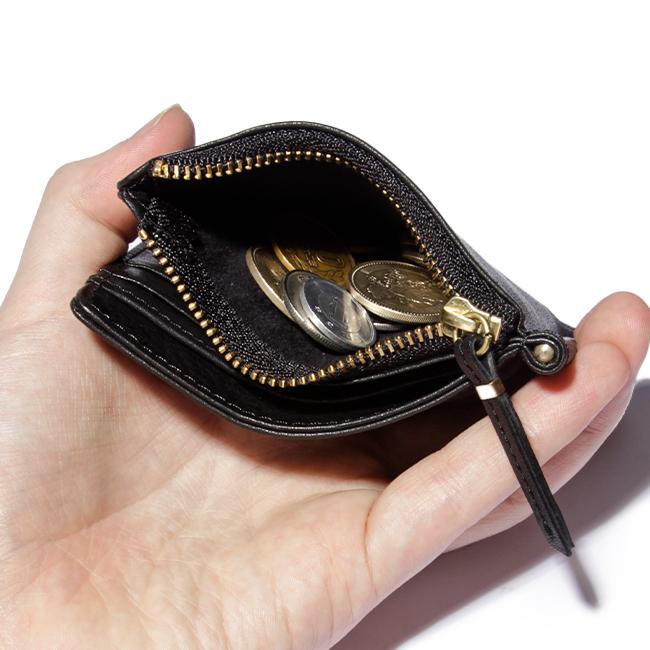 ✨美品✨スロウ　SLOW マネークリップ　小銭入れ　ケース　ブラック スロウ SLOW スロウ マネークリップ 小銭入れ付き SLOW bridle
