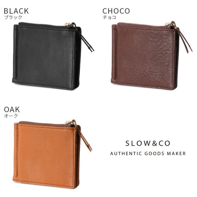 最大50% 2/15限定 SLOW スロウ 財布 二つ折り財布 薄い財布 薄型 小銭入れ付き 本革 レザー ボーノ マネークリップ メンズ レディース bono SO859L 在庫限り | SLOW(ファッション) | 04
