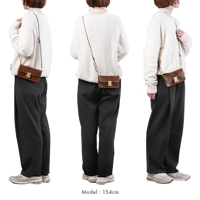 最大51% 1/11限定 SLOW スロウ バッグ 財布 長財布 コードバン ショルダーウォレット ポシェット 本革 馬革 日本製 SLOW Cordovan SO875P 在庫限り | SLOW(ファッション) | 09