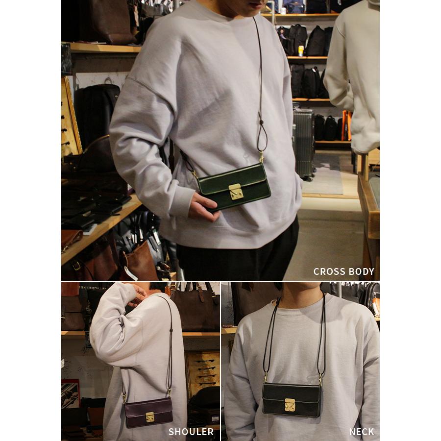 最大51% 1/11限定 SLOW スロウ バッグ 財布 長財布 コードバン ショルダーウォレット ポシェット 本革 馬革 日本製 SLOW Cordovan SO875P 在庫限り | SLOW(ファッション) | 10