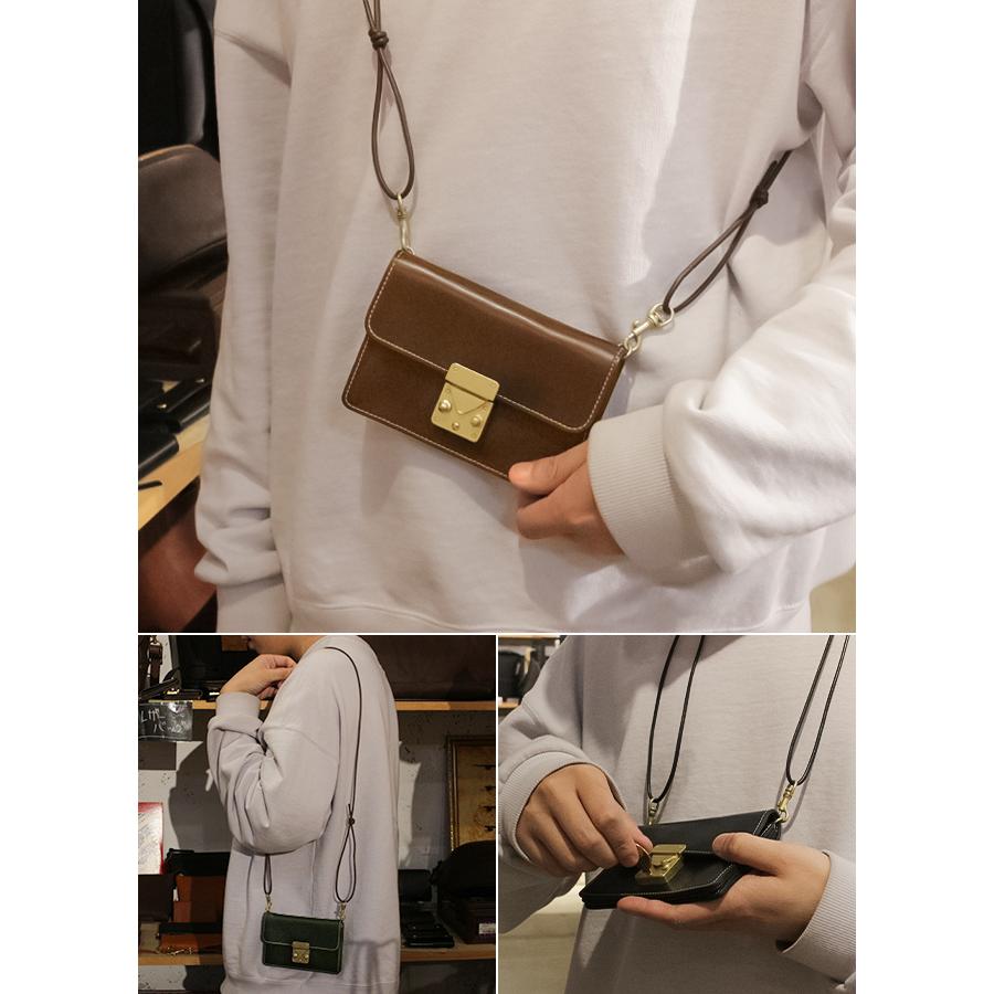 最大53% 3/1まで SLOW スロウ バッグ 財布 コードバン ショルダーウォレット ウォレットバッグ ポシェット 本革 馬革 日本製 SLOW Cordovan SO876P | SLOW(ファッション) | 10