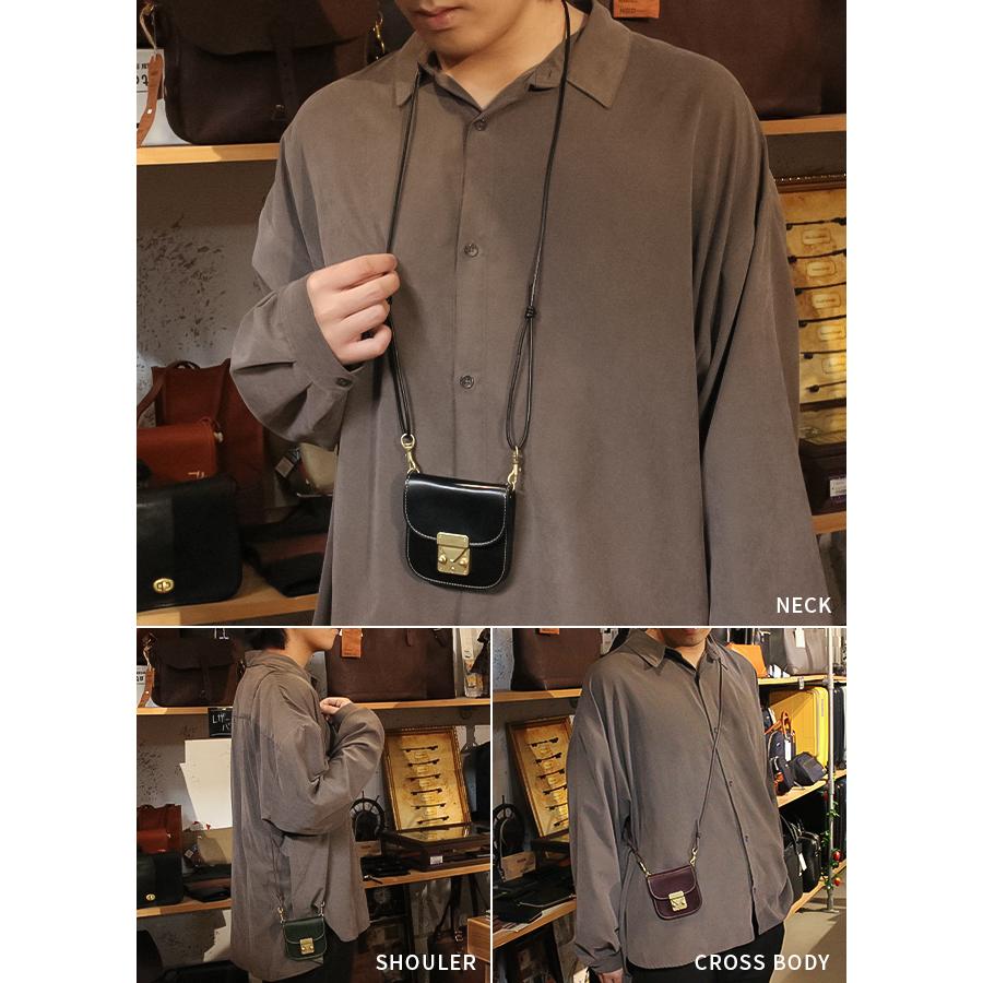 最大51% 9/5限定 SLOW スロウ 財布 ミニ財布 小さい財布 ミニウォレット ネックウォレット メンズ レディース 本革 馬革 日本製 コードバン Cordovan SO877P | SLOW(ファッション) | 09