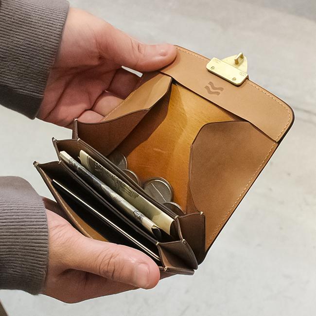 最大51% 9/5限定 SLOW スロウ ミニ財布 ミニウォレット レザー 本革 馬革 日本製 小さめ ブランド コードバン Cordovan brass parts mini wallet SO878P | SLOW(ファッション) | 19