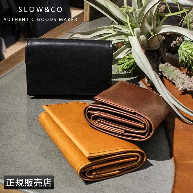 人気】SLOW スロウブラウン レザー 三つ折り財布ミニ財布 日本製 人気】SLOW スロウブラウン レザー 三つ折り財布ミニ財布 日本製