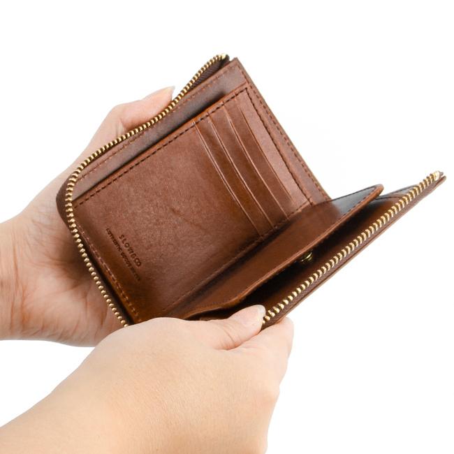 最大49% 4/1限定 slow スロウ 財布 ミドルウォレット L字ファスナー ボックス型 box型小銭入れ ハービー レザー 本革 日本製 SLOW Herbie SO881P | SLOW(ファッション) | 13