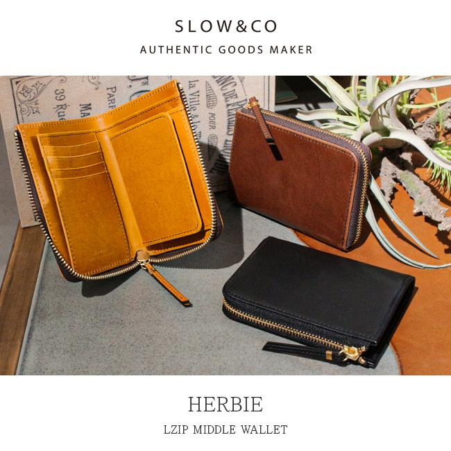 slow スロウ 財布 ミドルウォレット L字ファスナー ボックス型 box型小銭入れ ハービー レザー 本革 日本製 SLOW Herbie SO881P | SLOW(ファッション) | 17