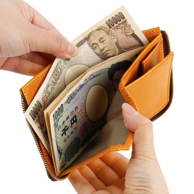 美品【SLOW スロウ】L字ジップ コインウォレット スロウ ブライドルレザー L字ファスナー ミニウォレット コイン
