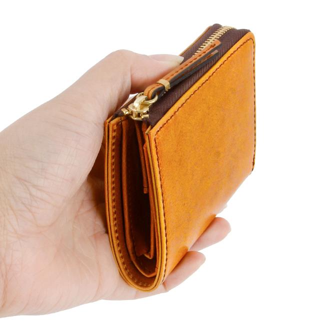 美品【SLOW スロウ】L字ジップ コインウォレット スロウ ブライドルレザー L字ファスナー ミニウォレット コイン