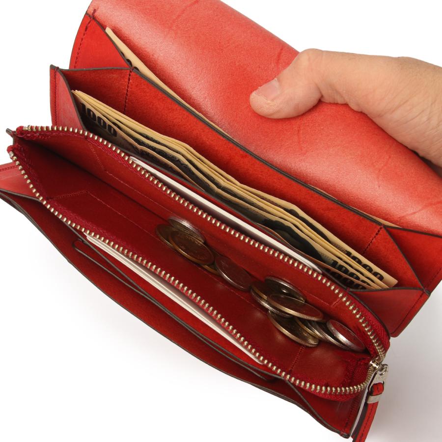 最大50% 4/25限定 SLOW スロウ 長財布 メンズ レディース ブランド レザー 本革 日本製 薄い財布 ロングウォレット カードケース付属 プエブロ Pueblo SO900P | SLOW(ファッション) | 14