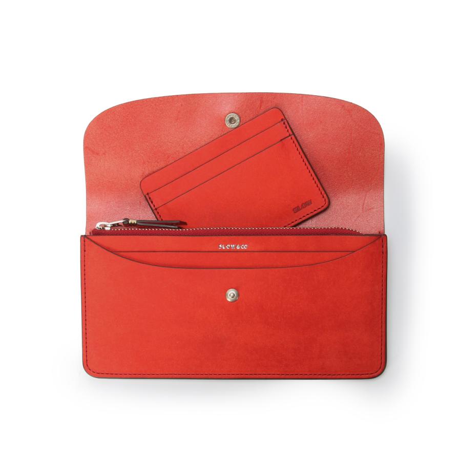 最大50% 4/25限定 SLOW スロウ 長財布 メンズ レディース ブランド レザー 本革 日本製 薄い財布 ロングウォレット カードケース付属 プエブロ Pueblo SO900P | SLOW(ファッション) | 11