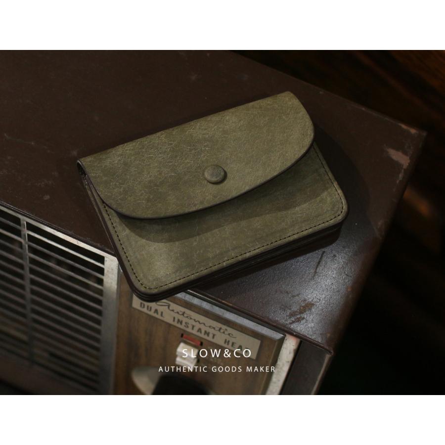 SLOW スロウ ミニ財布 二つ折り財布 メンズ レディース ブランド レザー 本革 日本製 薄型 薄い財布 スリム プエブロ Pueblo SO902P | SLOW(ファッション) | 19