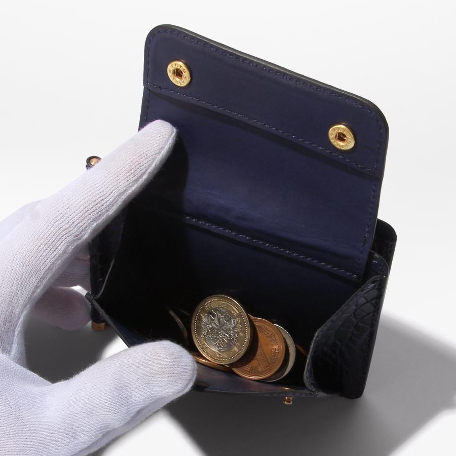 最大46% 2/19限定 SLOW スロウ 財布 二つ折り財布 マネークリップ クロコダイル レザー 本革 メンズ ブランド 小銭入れ付き ワニ革 藍染 日本製 crocodile | SLOW(ファッション) | 12