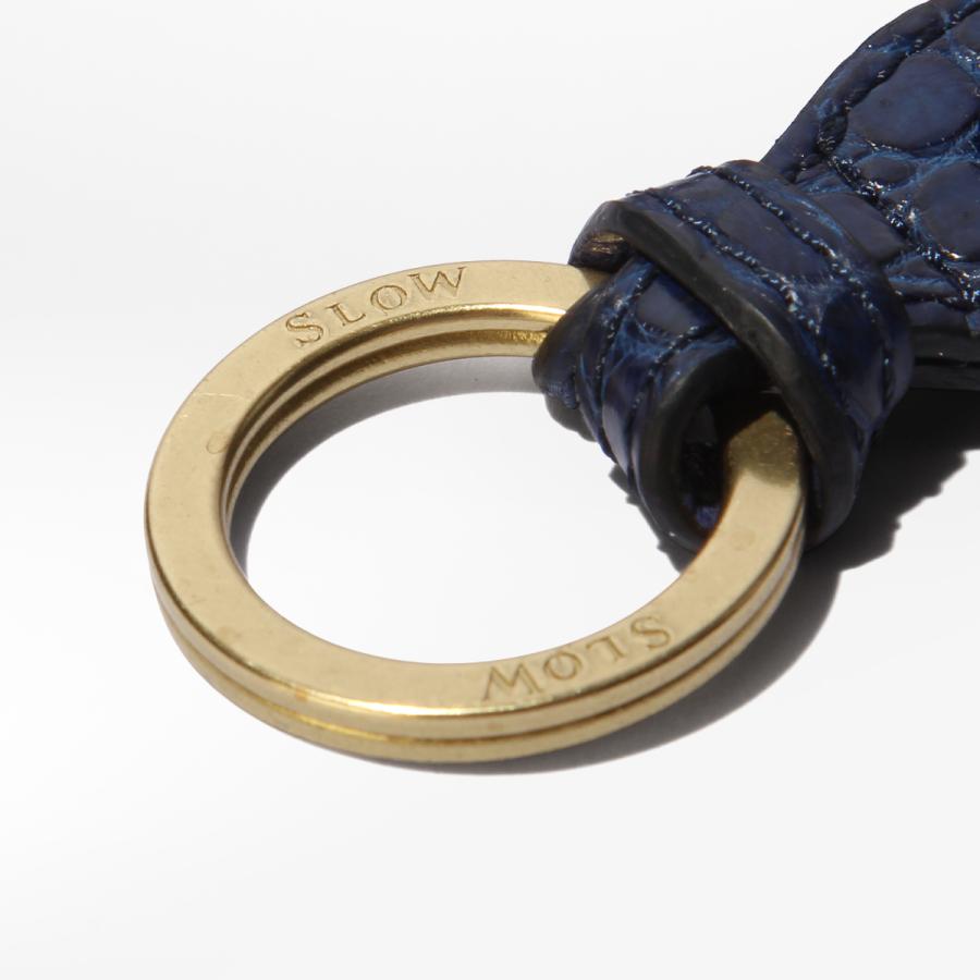 最大51% 4/28から SLOW スロウ キーケース スマートキー クロコダイル レザー 本革 メンズ ブランド ワニ革 藍染 日本製 4連 crocodile SO915R | SLOW(ファッション) | 09