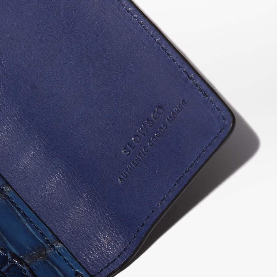最大51% 12/28限定 SLOW スロウ キーケース スマートキー クロコダイル レザー 本革 メンズ ブランド ワニ革 藍染 日本製 4連 crocodile SO915R | SLOW(ファッション) | 10