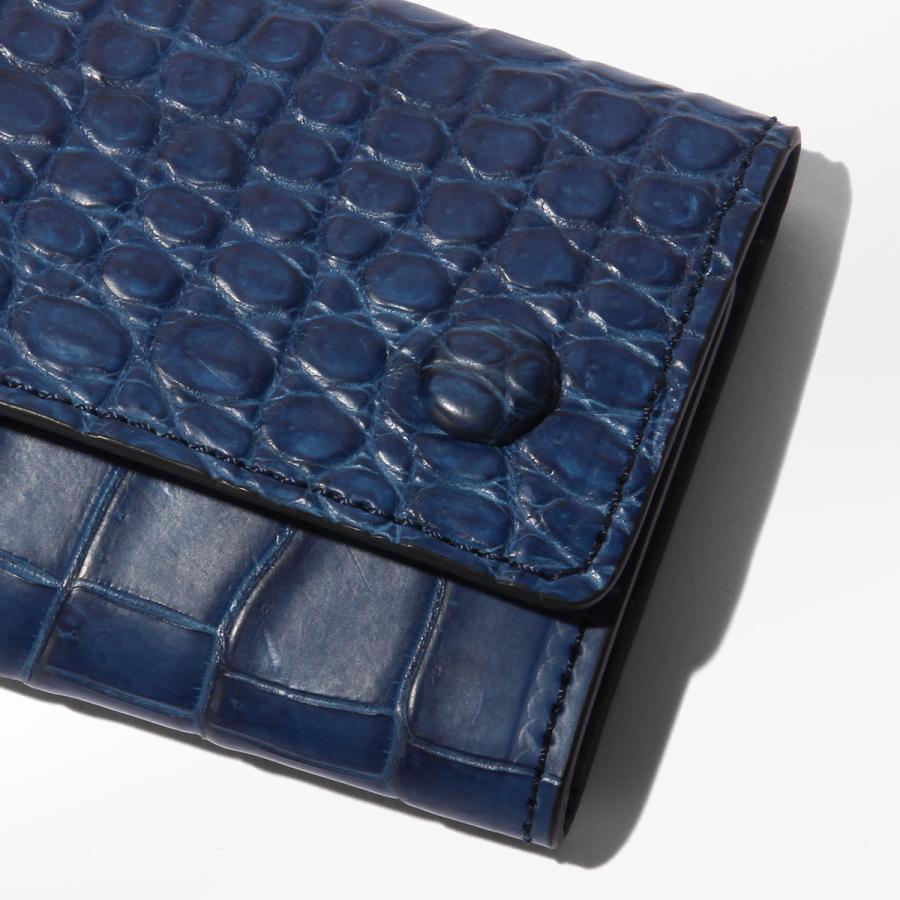 最大51% 12/28限定 SLOW スロウ キーケース スマートキー クロコダイル レザー 本革 メンズ ブランド ワニ革 藍染 日本製 4連 crocodile SO915R | SLOW(ファッション) | 12