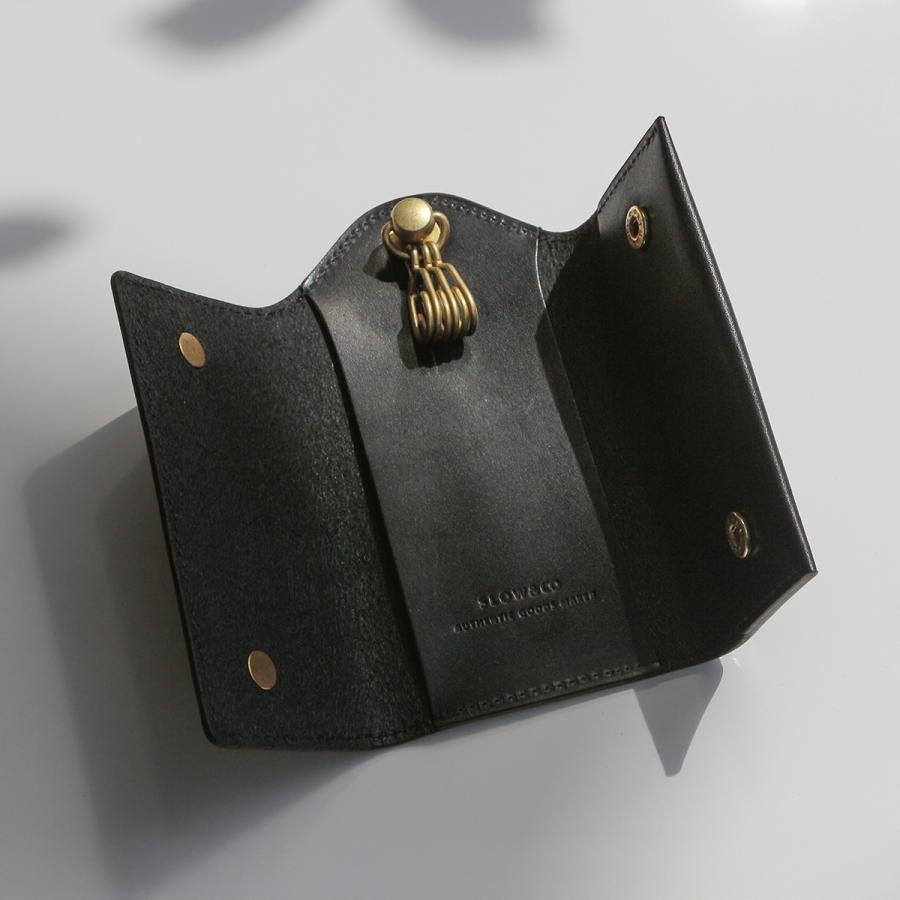 最大50% 4/25限定 SLOW スロウ キーケース メンズ ブランド レザー 本革 日本製 キーリング スマートキー 3連 HERBIE SO927RS | SLOW(ファッション) | 07