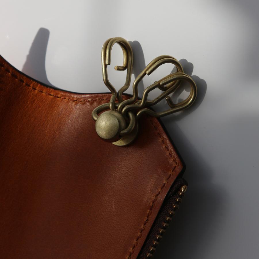 最大46% 2/19限定 SLOW スロウ キーケース メンズ ブランド レザー 本革 日本製 L字ファスナー キーリング スマートキー 3連 HERBIE SO928RS | SLOW(ファッション) | 10